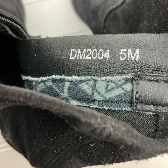 Aquatalia Reeta Suede Square Toe Side Zip Ankle Booties Womens 5 Made In Italy N - Picture 12 of 12